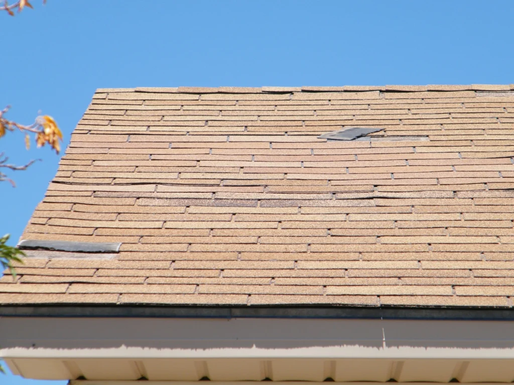 wind damage roof