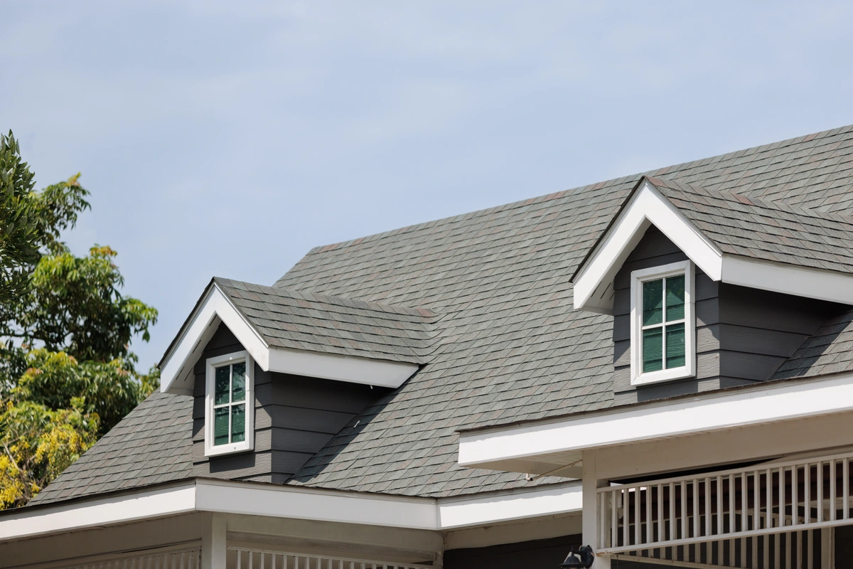 asphalt shingle roof installed by Montgomery County roofing company