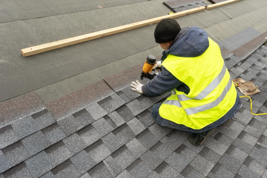 shingle installation