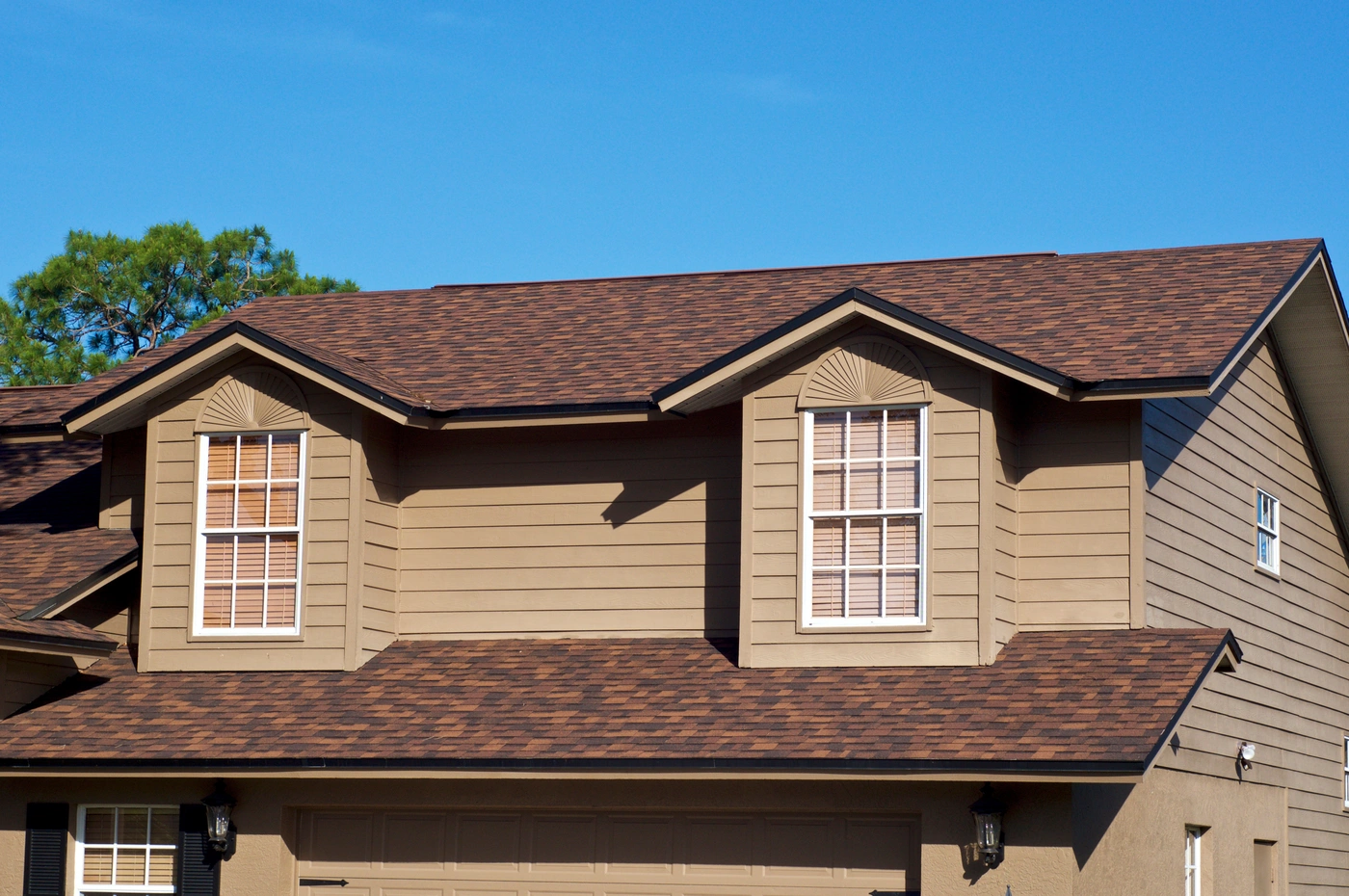 brown roof shingles installed on residential home in phoenixville pa