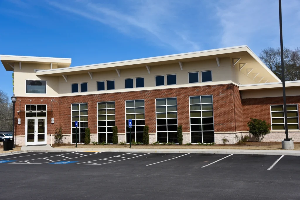 commercial property in west chester pa with new flat roof installed