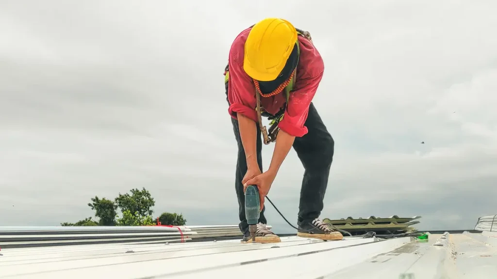 commercial roof installation