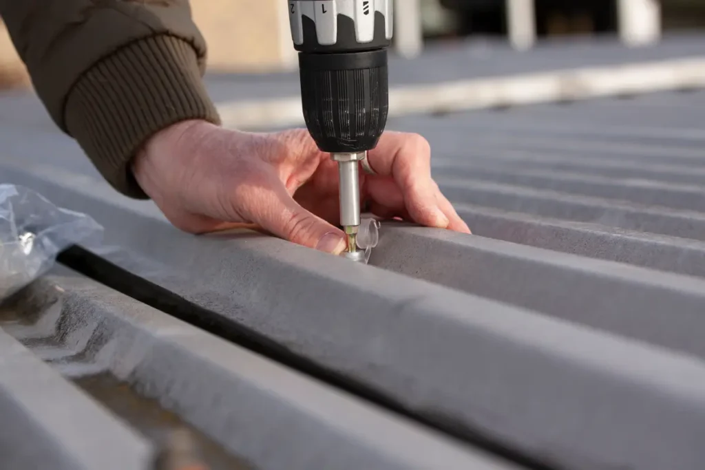 commercial metal roof repair
