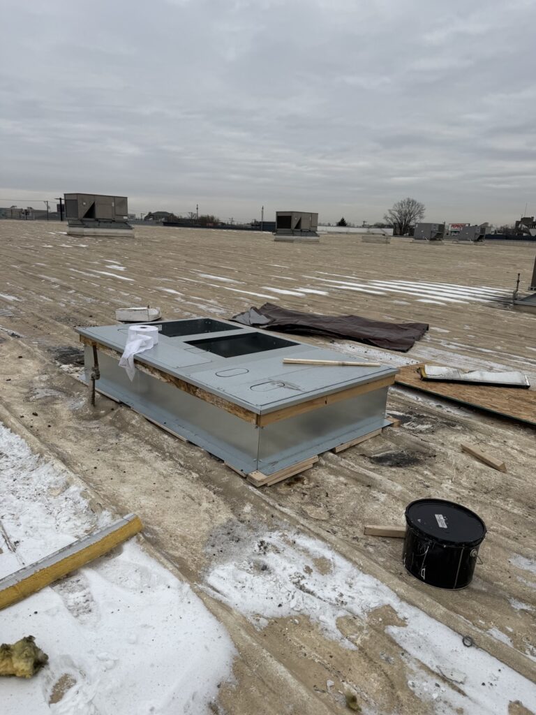 commercial flat roof skylight philadelphia PA