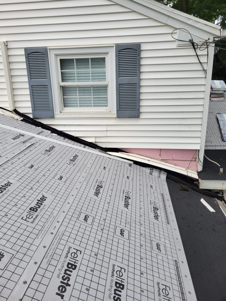 feltbuster underlayment dormer wall flashing lafayette hill pa 19
