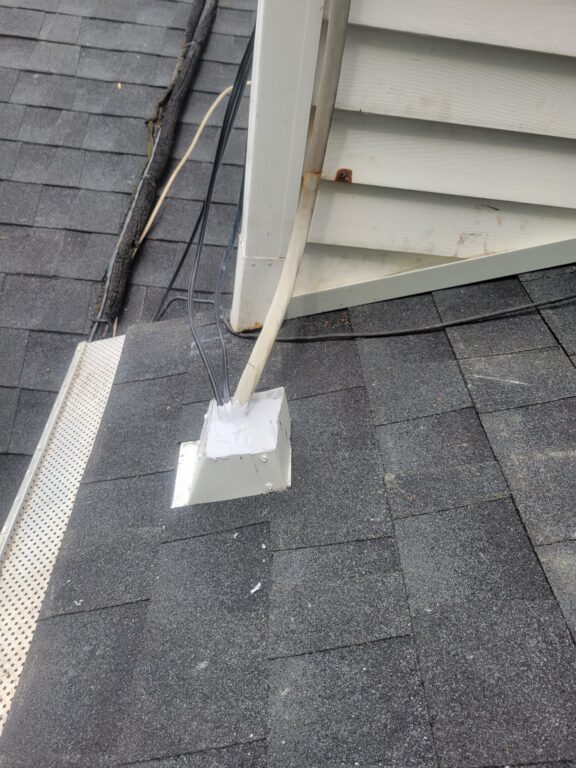 satellite dish mount flashing detail lafayette hill pa 14