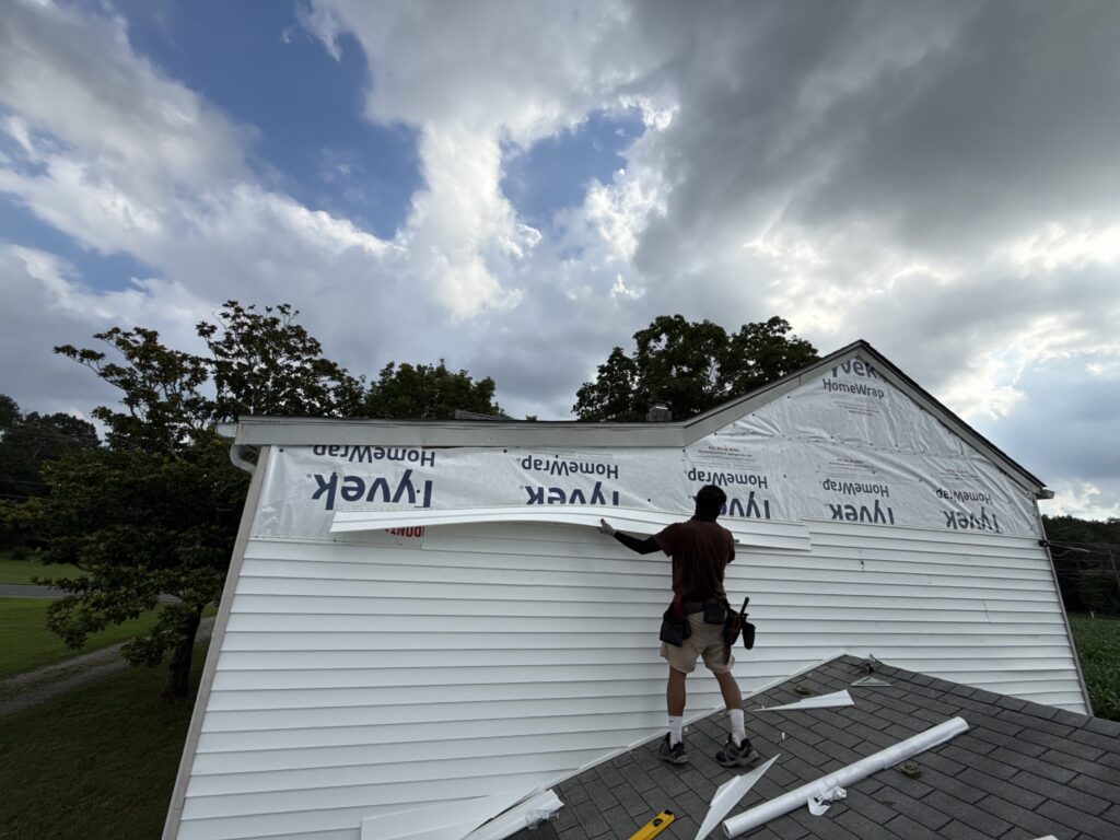 siding repair vertical panel pittsgrove nj 08