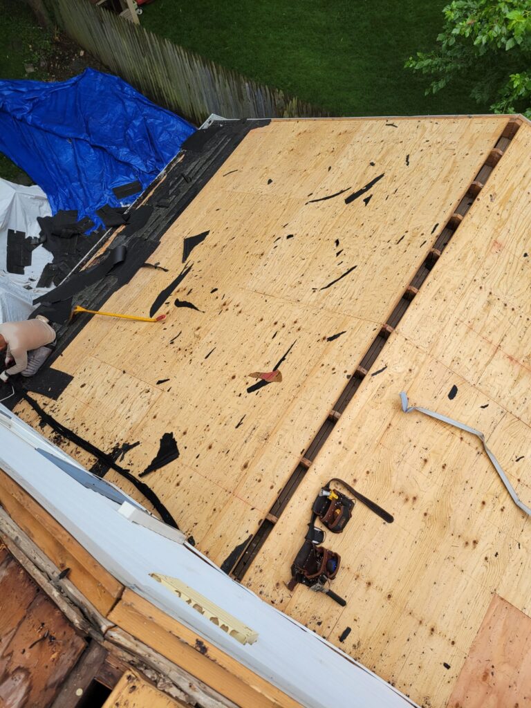tear off plywood decking replacement lafayette hill pa 21